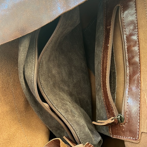 NWOT Naot brown leather tote - Picture 5 of 6
